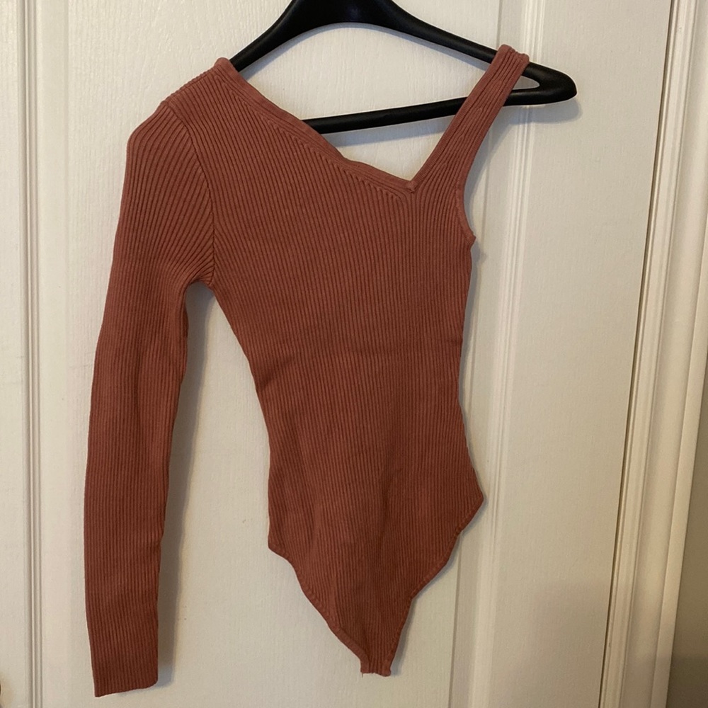 Abercrombie asymmetrical body suit